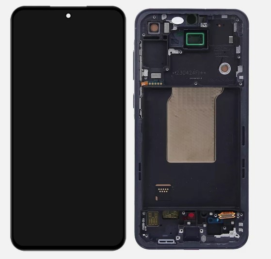 Tela Display Samsung A55 5G A556 Preto com Aro Original OLED - Central